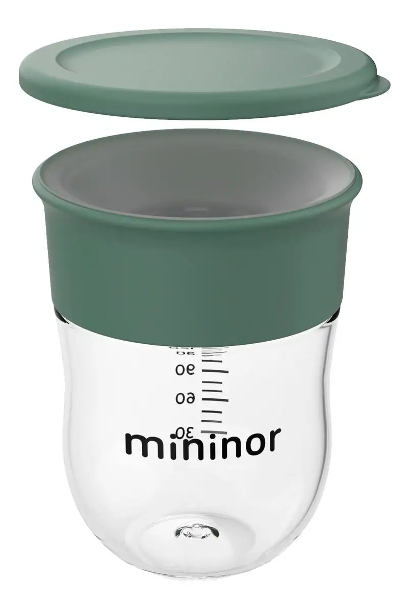 Mininor Drikkekop Baby Pilegrøn - 220 ml.