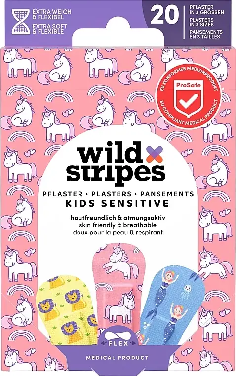 Sæt med plastre til børn, 20 stk. 79113975