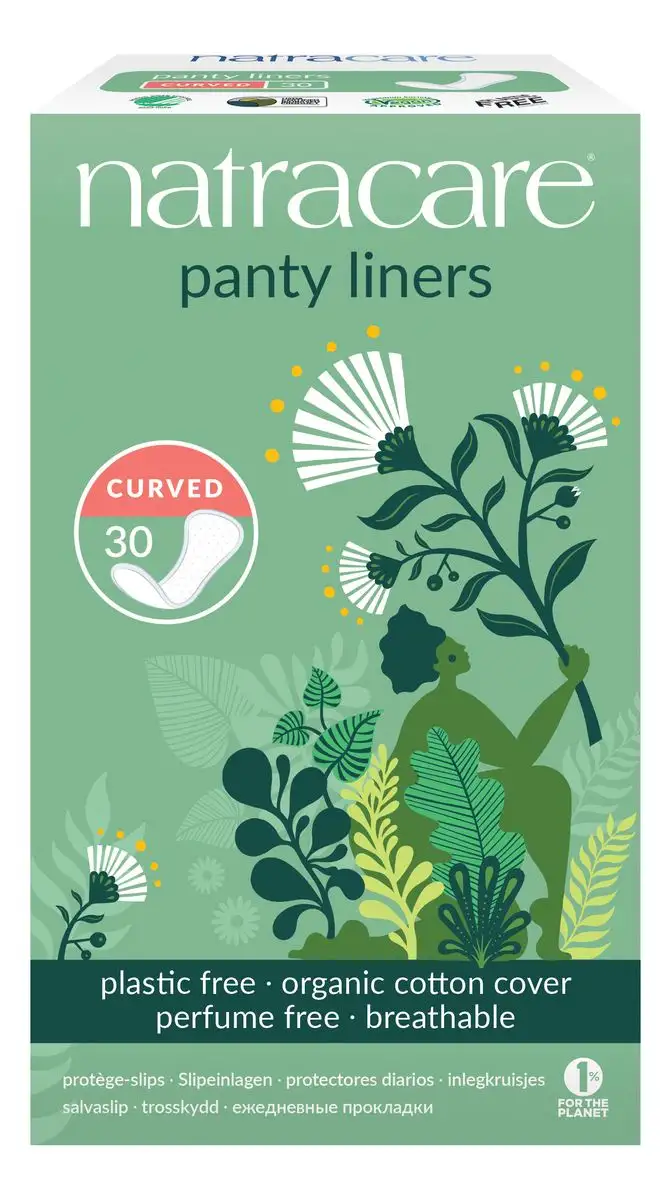 Natracare Trusseindlæg Buede - 30 stk.