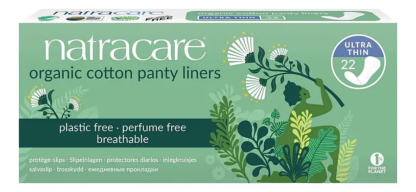 Natracare Trusseindlæg Buede Øko - 22 stk.