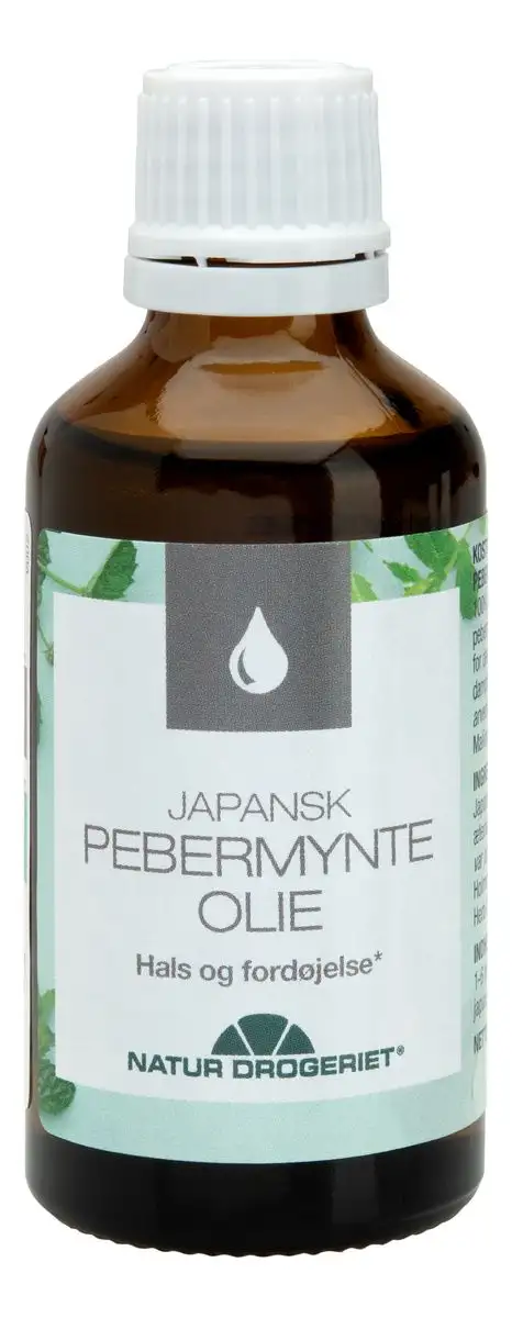 Natur-Drogeriet Japansk Pebermynteolie - 50 ml.