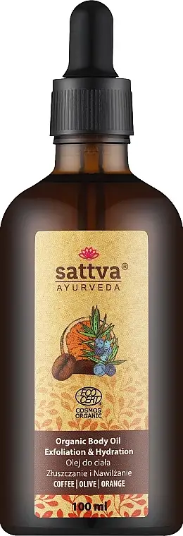 Økologisk fugtgivende og eksfolierende kropsmassageolie 50633767