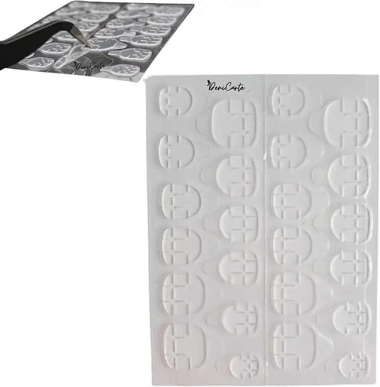 Gel-klæbestickers til negle, 24 stk. 80832900