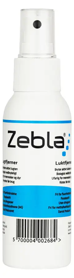 Zebla Lugtfjerner 100 ml