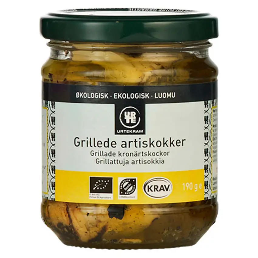 Urtekram Artiskokker grillede i olie Ø 190 g