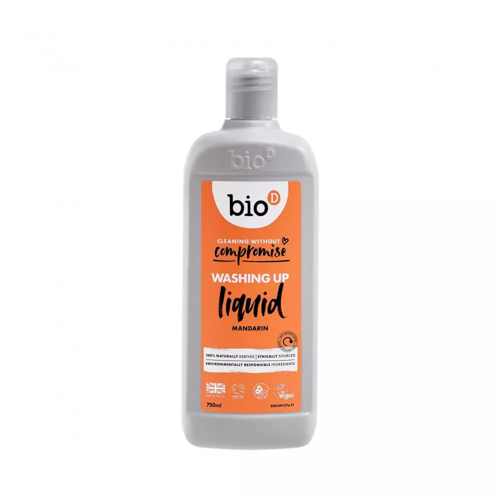 Bio-D Opvaskemiddel med mandarinduft, hypoallergen (750 ml)