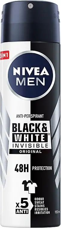 Anti-perspirant Deodorant Spray "Invisible for Black and White" til mænd 77971988