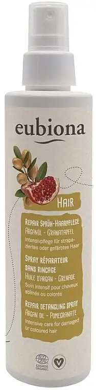 Genopbyggende hårspray med arganolie og granatæble 15681260