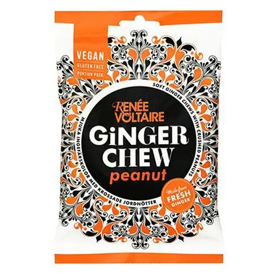 Renée Voltaire Ginger Chew Peanut - 120 g.