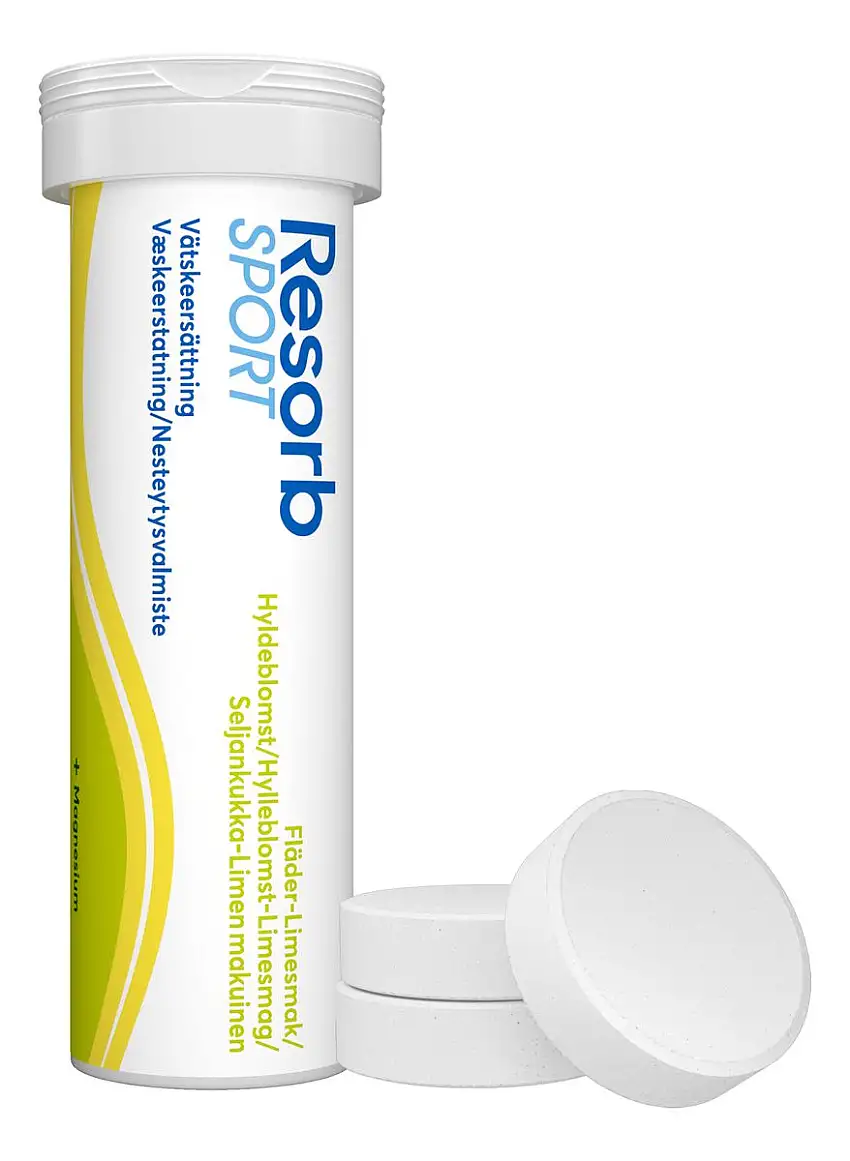 Resorb Sport Hyldeblomst-Lime - 2 x 10 stk.