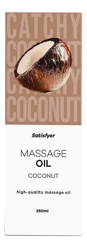 Satisfyer massageolie, Coconut - 250 ml.