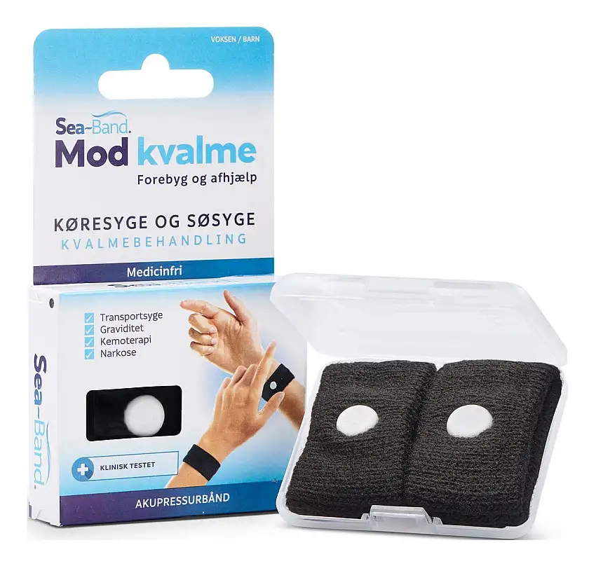 Sea-band mod køresyge/søsyge - 2 stk.