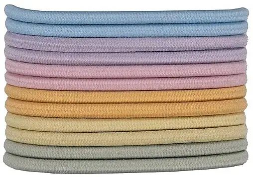 Tynde farverige hårelastikker, 12 stk., version 2 75386942