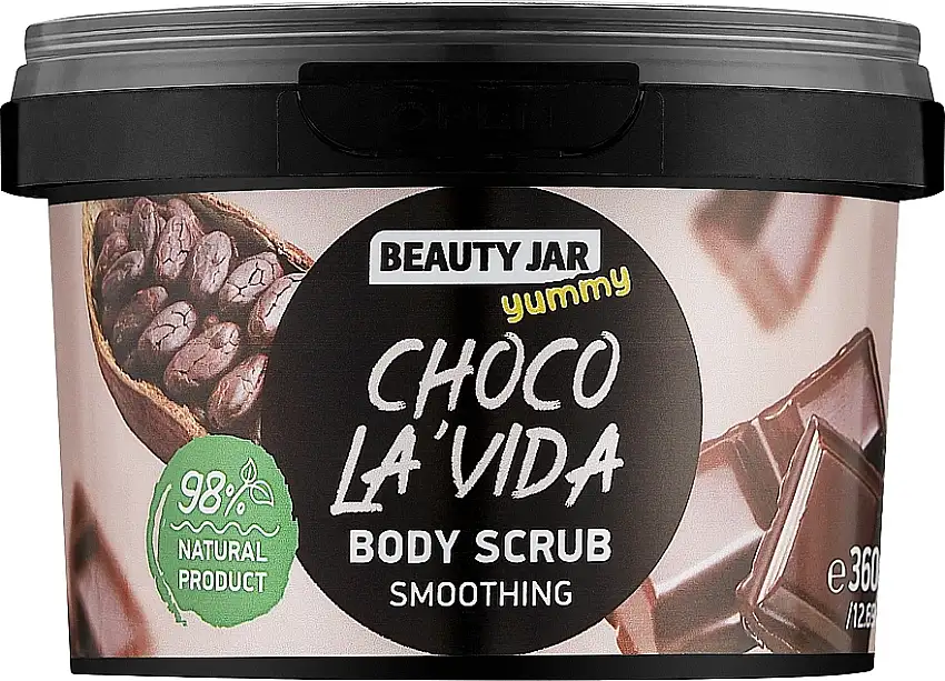 Udglattende kroppsskrub med kakaopulver og kokosolie 23714182