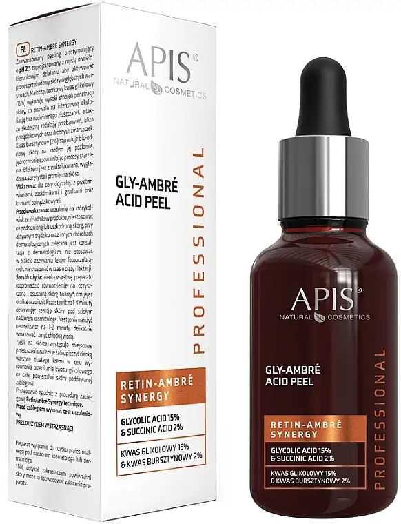 Ansigtsskurb med 15% glykolsyre og 2% ravsyre 12708790