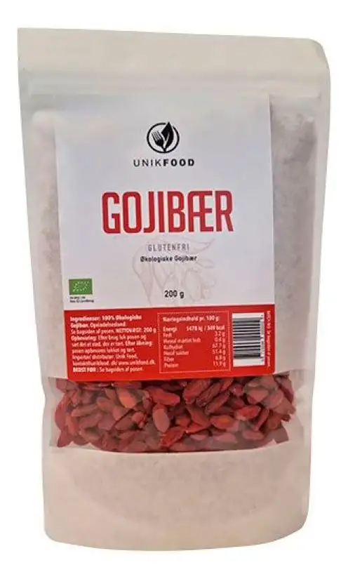 Unik Food Gojibær Ø - 200 g.