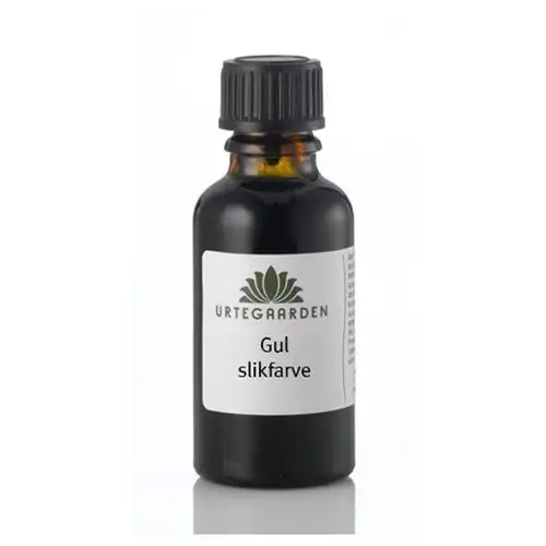 Urtegaarden Gul Slikfarve - 30 ml