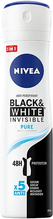 Antiperspirant-deodorantspray "Black & White Invisible Protection" 56382895