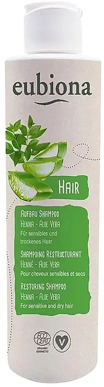 Genoprettende shampoo til hår "Henna og aloe vera" 64286234