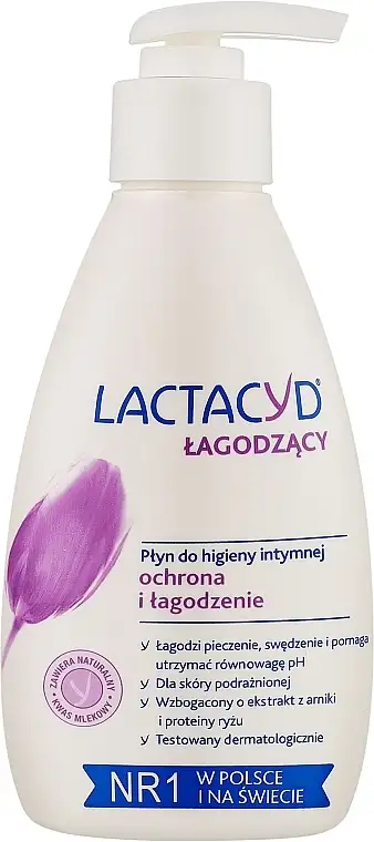 Beroligende intimhygiejneprodukt med dispenser 21717778