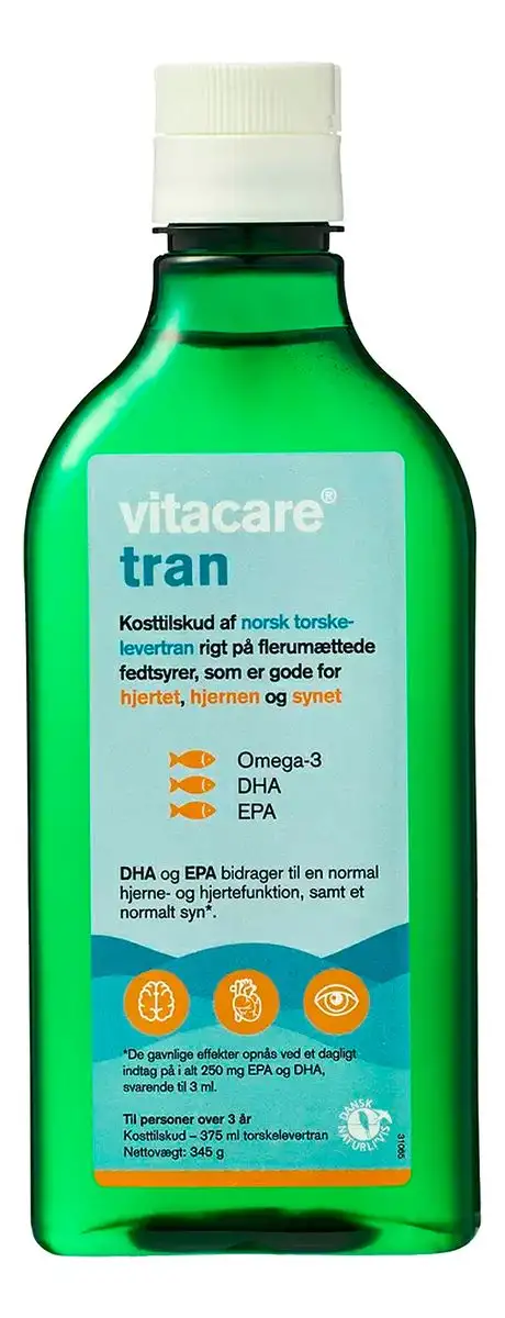 VitaCare Levertran u. citrus smag - 375 ml