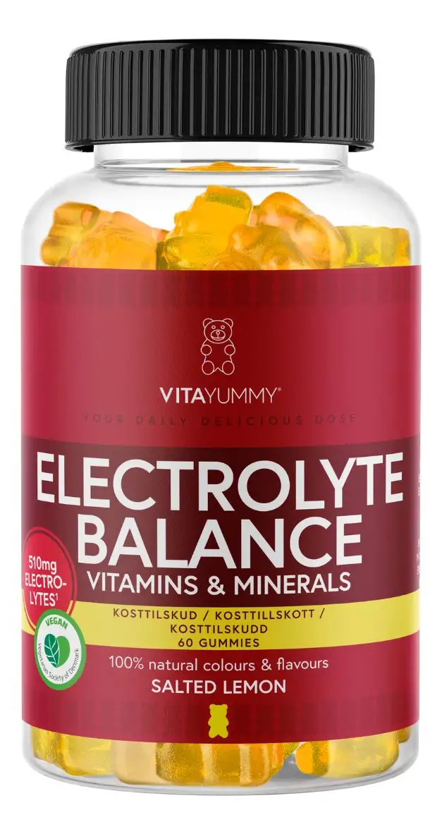 VitaYummy Electrolyte Balance Salted Lemon - 60 stk.