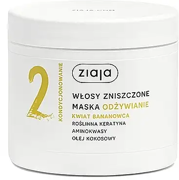 Nærende hårmaske med ekstrakt af bananblomster 28936939