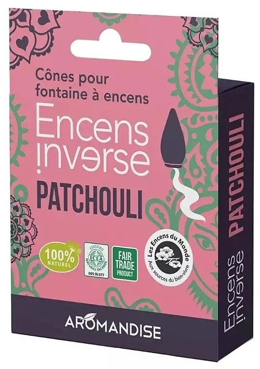 Krybende røgfyldte røgelseskegler "Patchouli" 56622842