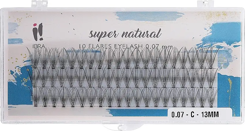 Ibra 10 Flares Eyelash Knot Free Naturals C 0.07 mm 33476087