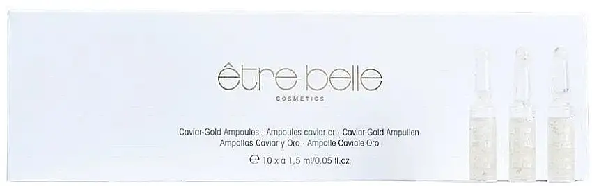 Kaviar og guld ansigtsmpuller 49687421