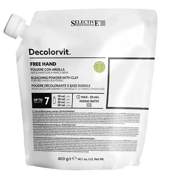 Afblegningspulver til hår, 7 nuancer 80072953